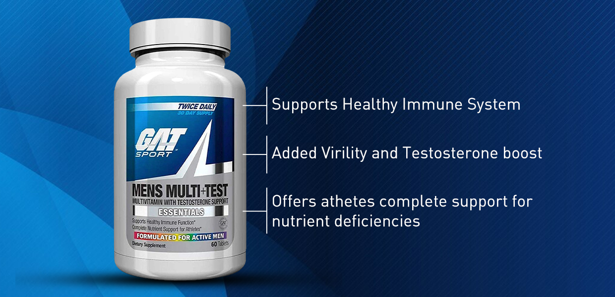 Benefits of GAT Sport's Men's Multi-Test