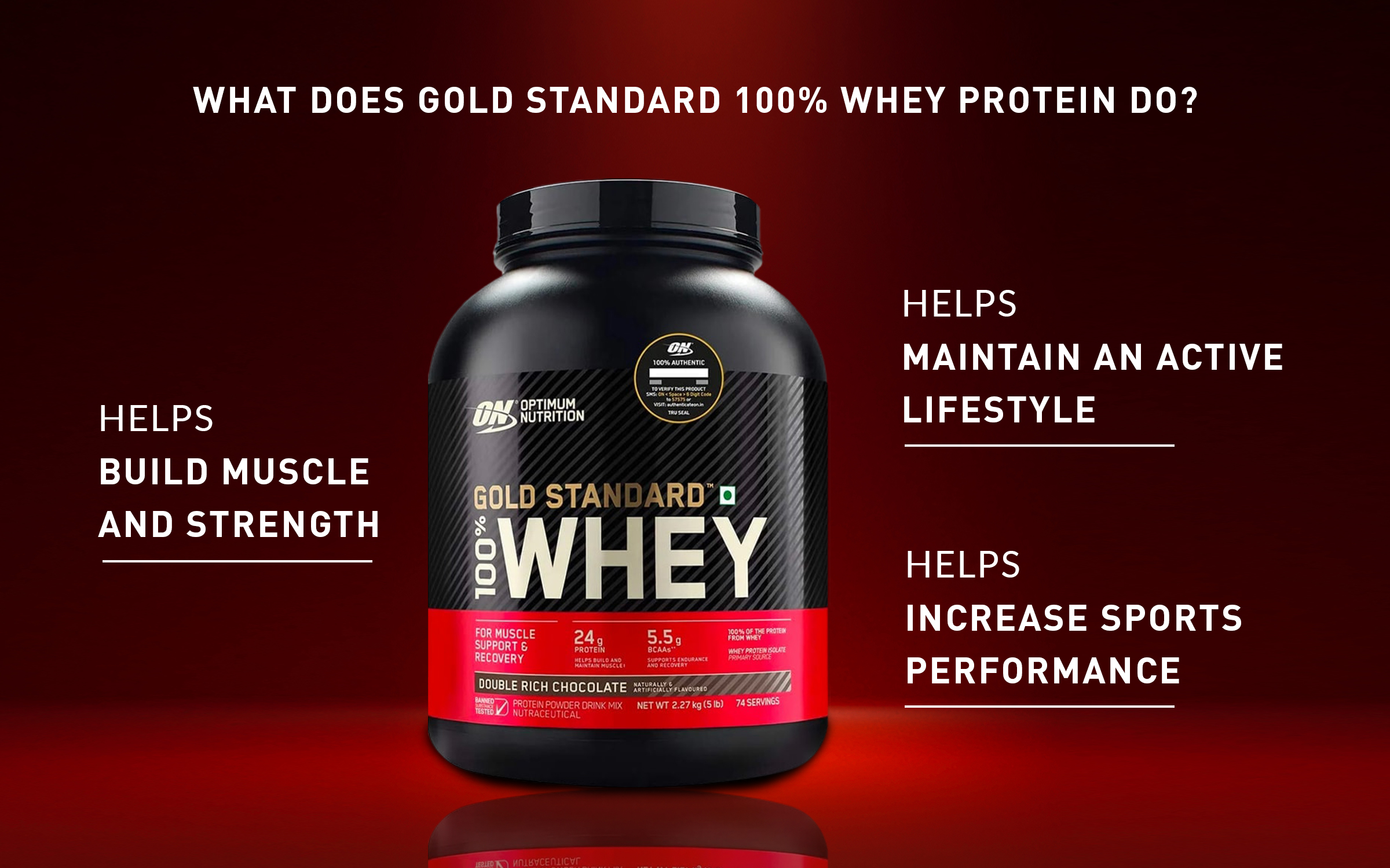 What Does Optimum Nutrition Gold Standard 100% Whey Protein Do?