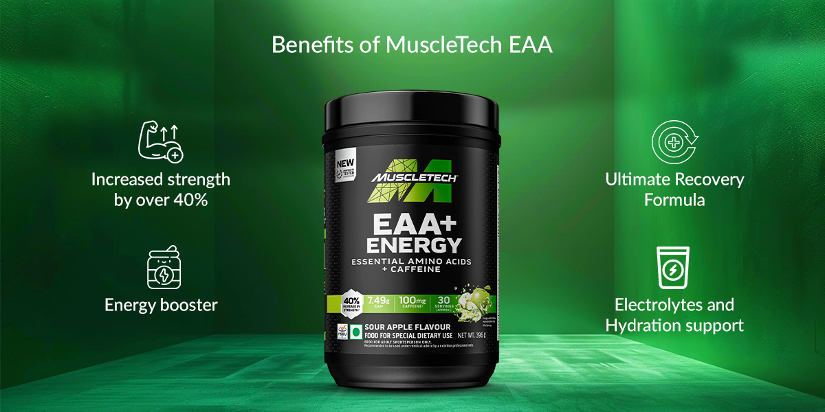 Benefits of using MuscleTech EAA