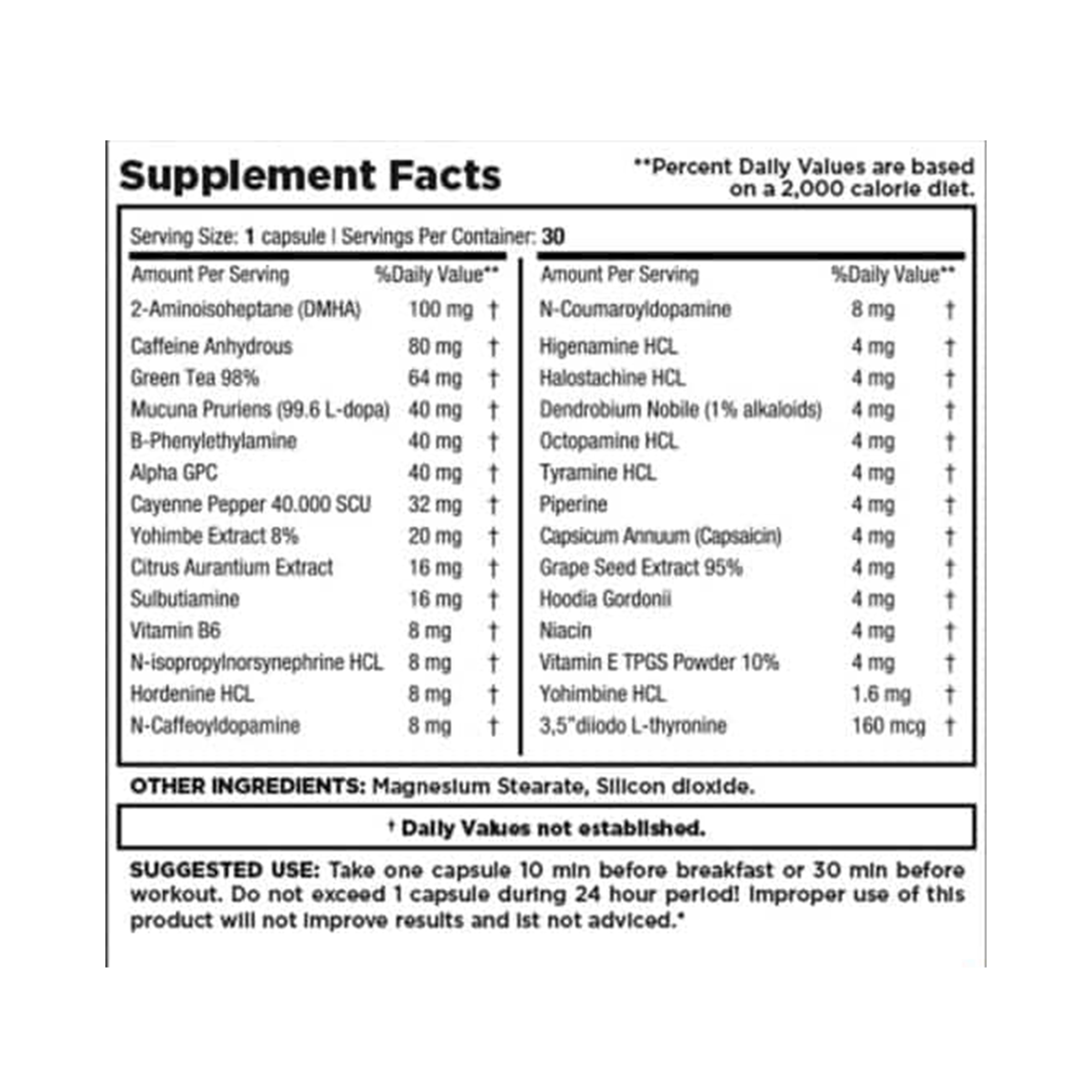 ABSN-Svelte-Pro-Fat-burner-supplements-facts ABSN Svelte Pro Fat burner